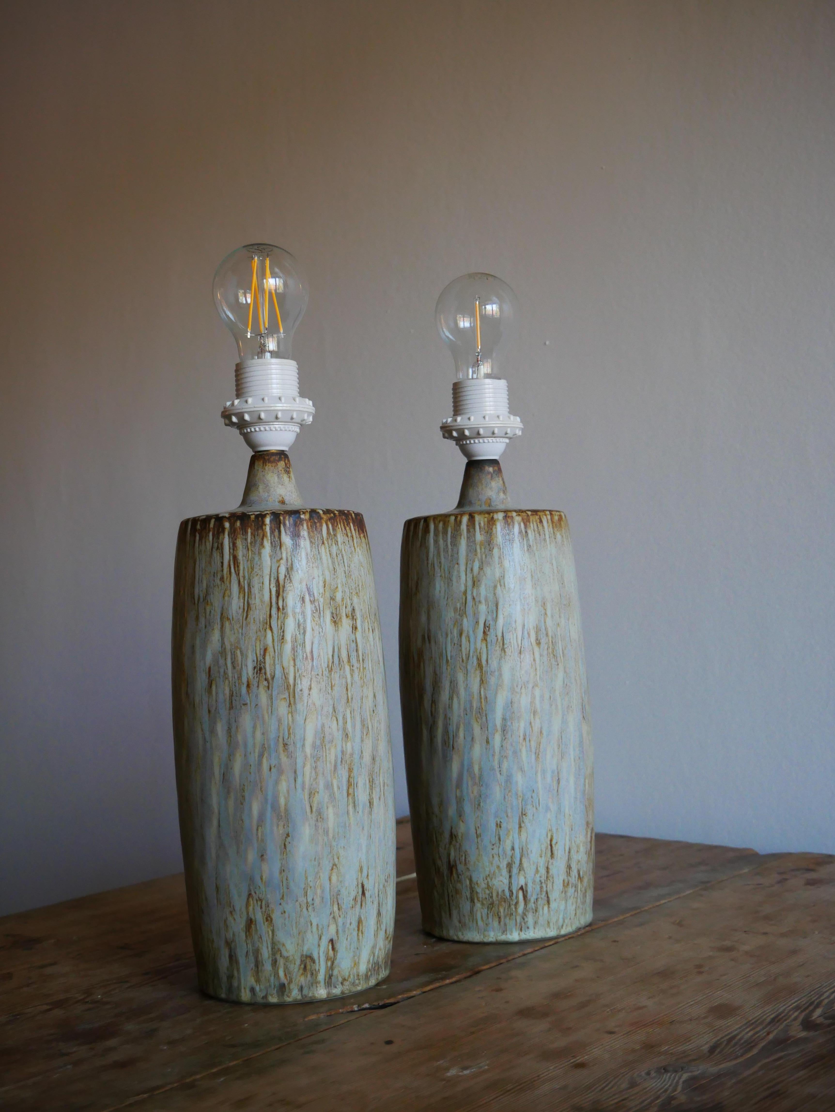 Gunnar Nylund Ceramics Lamps “Rubus” for Rörstrand, Sweden, 1950s-1960s 2