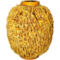 Gunnar Nylund Chamotte Ceramic Vase by Rörstrand
