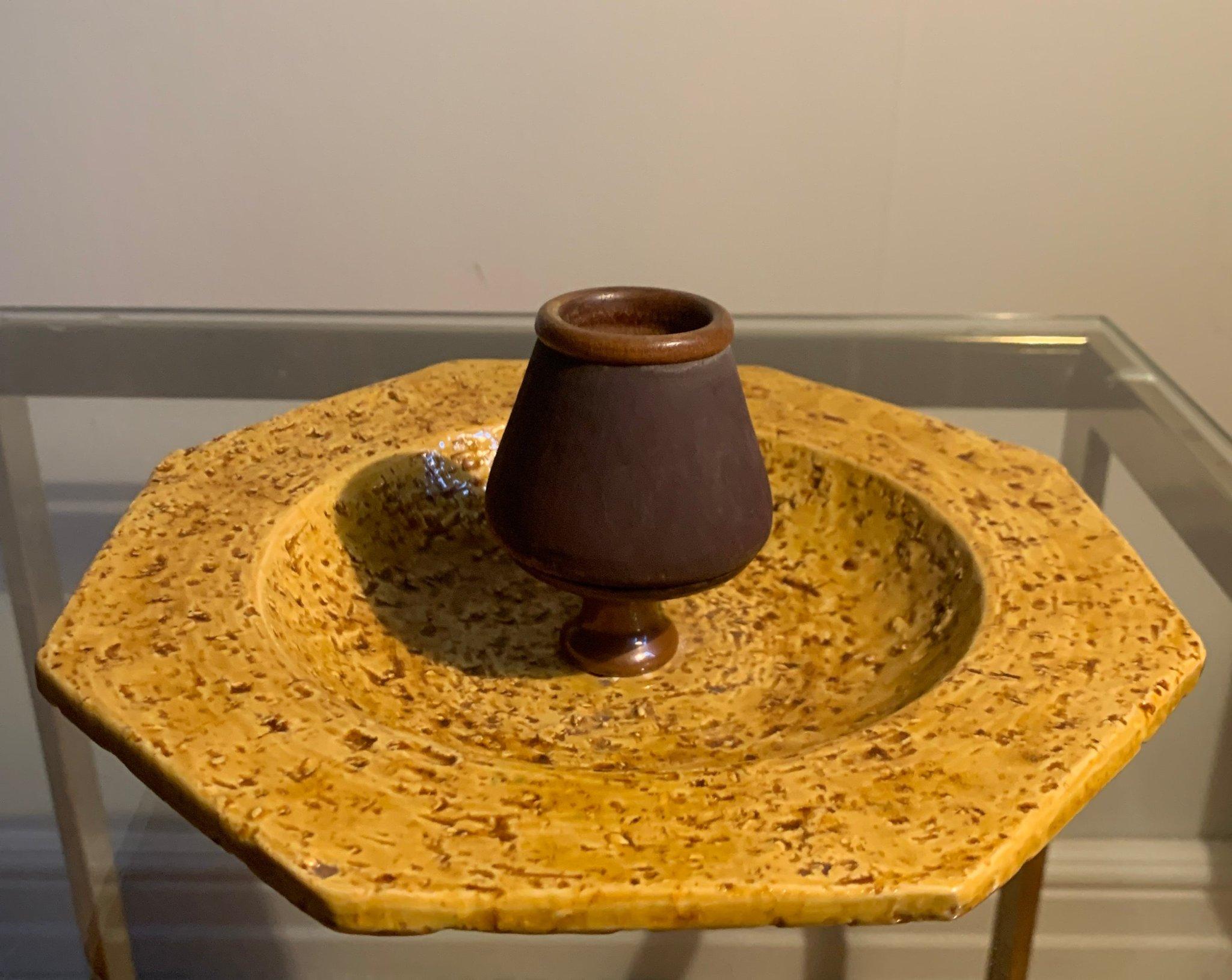 Gunnar Nylund Chamotte Stoneware Ceramic for Rörstrand Sweden In Good Condition For Sale In Lège Cap Ferret, FR