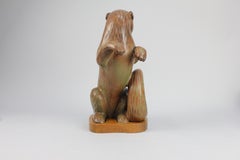 Gunnar Nylund Figurine of a Hermelin 'Ferret', Sweden 1940s, 1st Quality