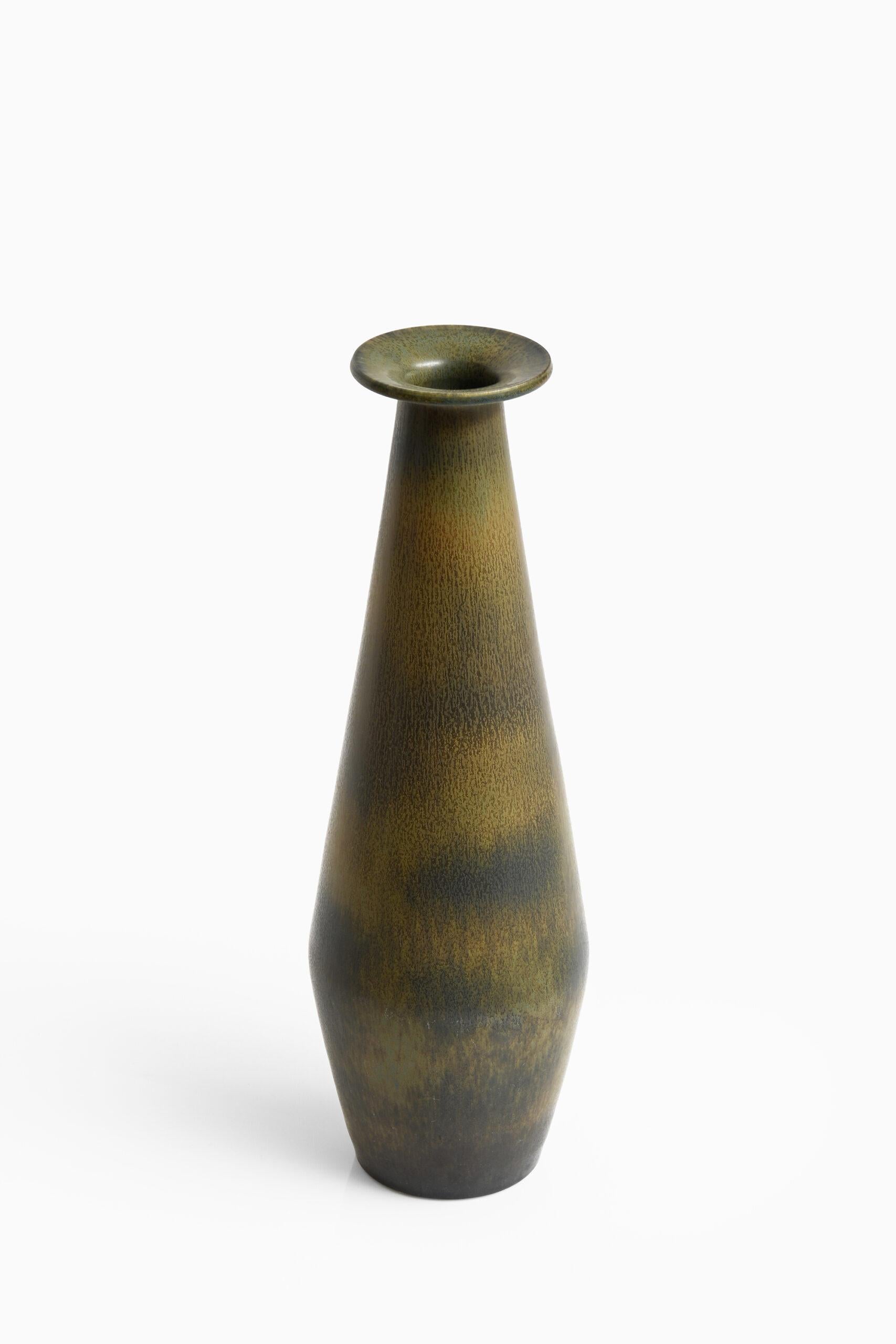 Rare floor vase designed by Gunnar Nylund. Produced by Rörstrand in Sweden.