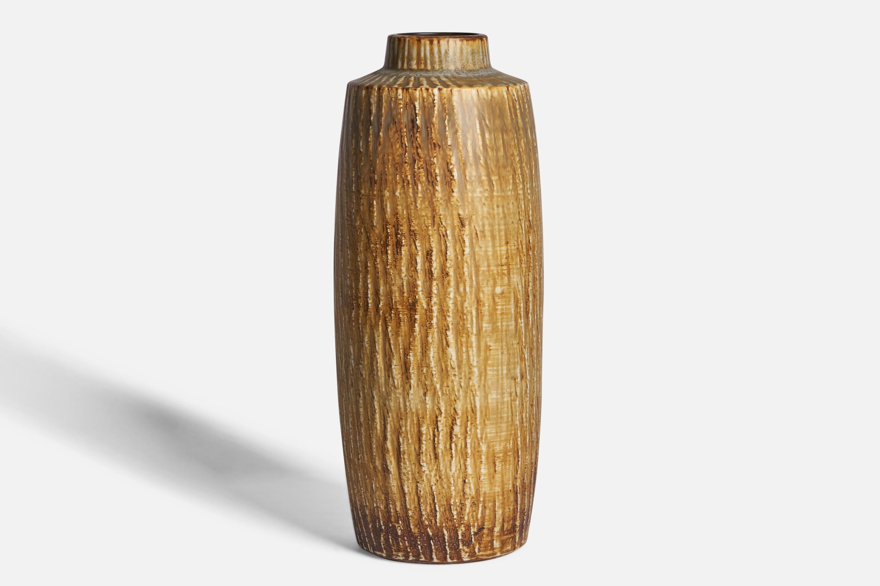 A floor vase designed by Gunnar Nylund and produced by Rörstrand, Sweden, 1940s.