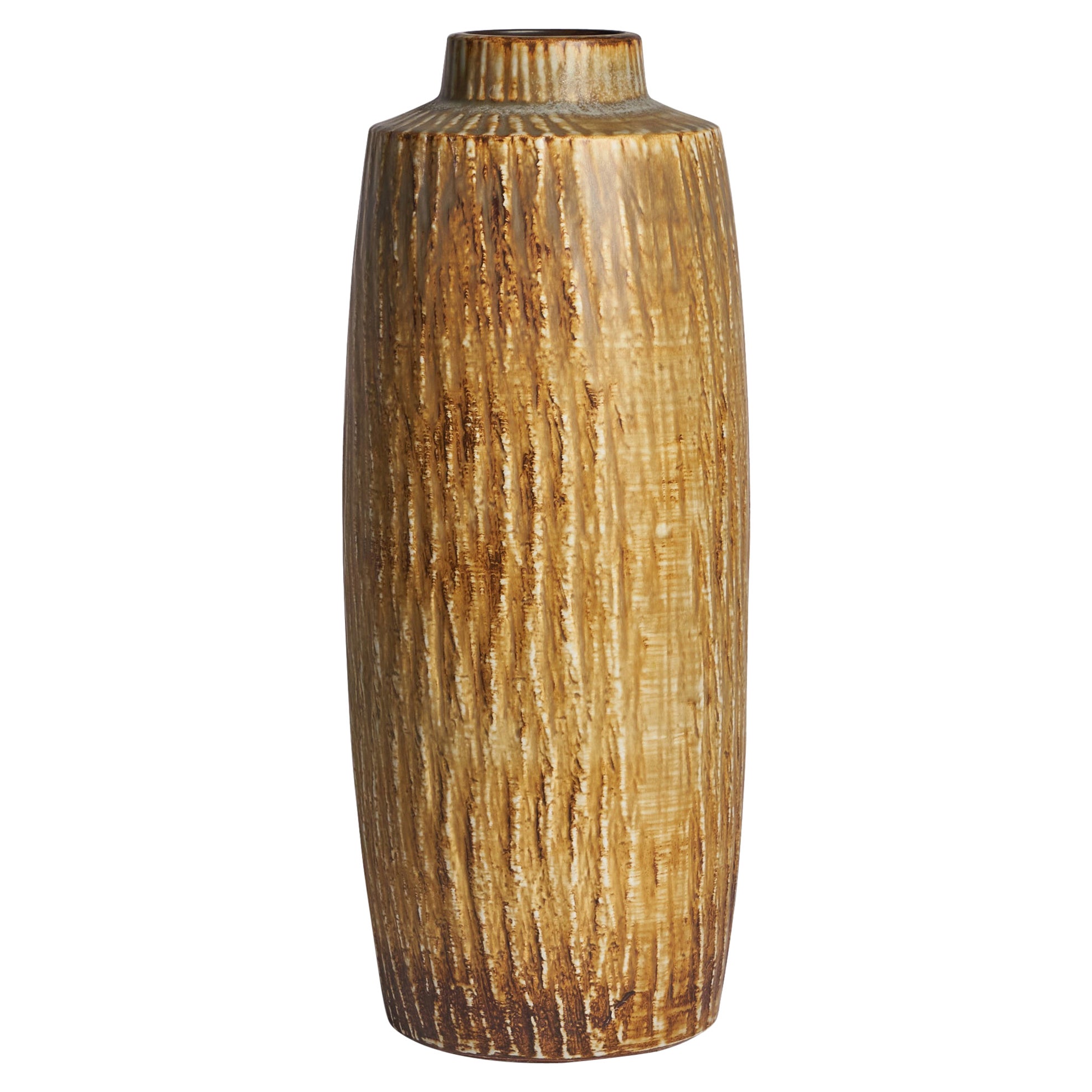 Gunnar Nylund, Floor Vase, Stoneware, Sweden, 1940s