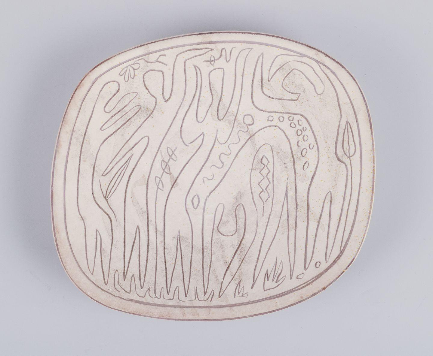 Gunnar Nylund für Nymølle, Dänemark. Drei einzigartige Schalen aus Terrakotta. (Skandinavische Moderne) im Angebot