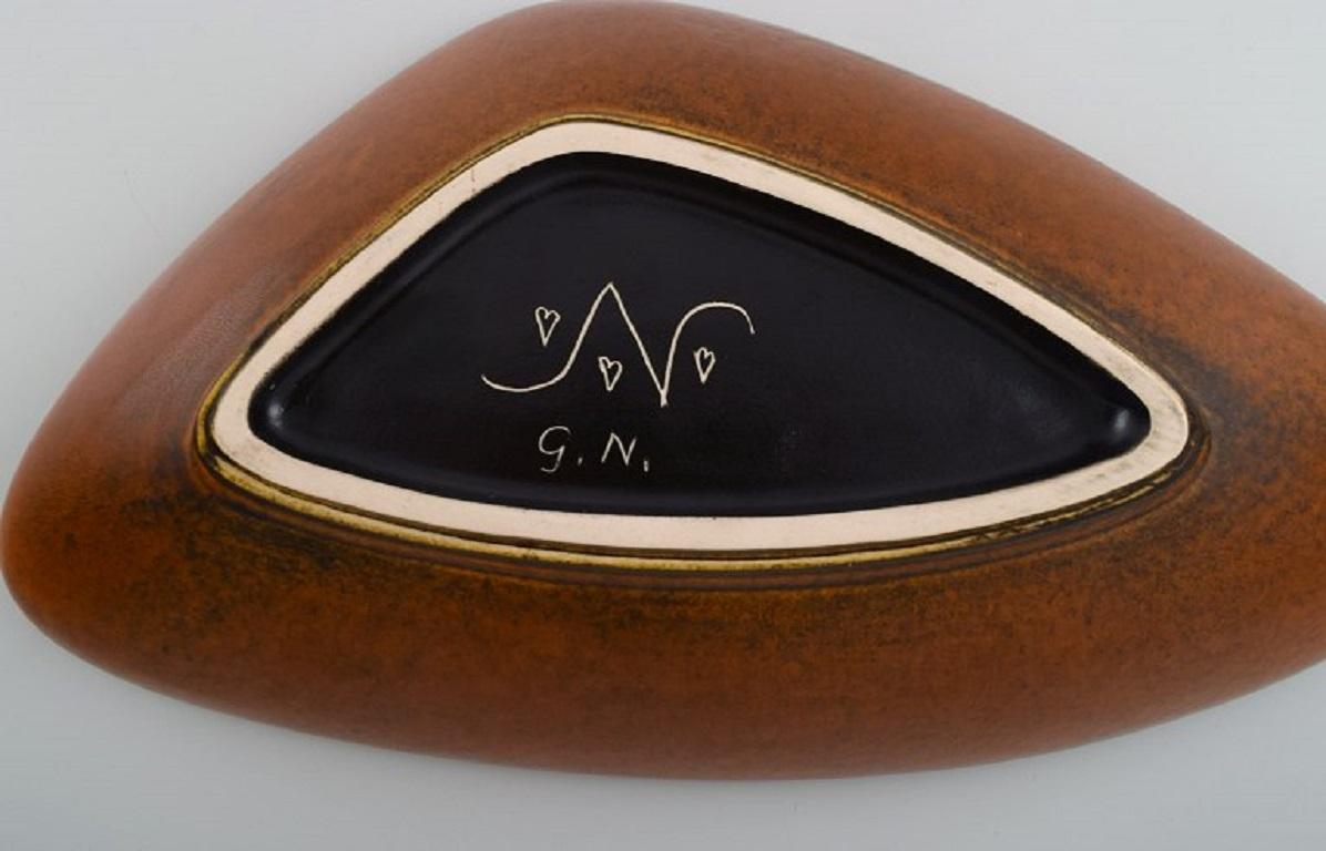 Gunnar Nylund for Nymølle, Dish / Bowl in Glazed Ceramics For Sale 1