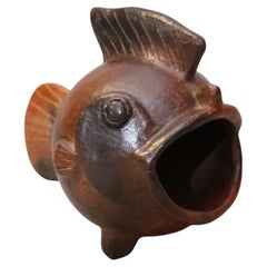 Gunnar Nylund for Rörstand Style Ceramic Fish Ashtray