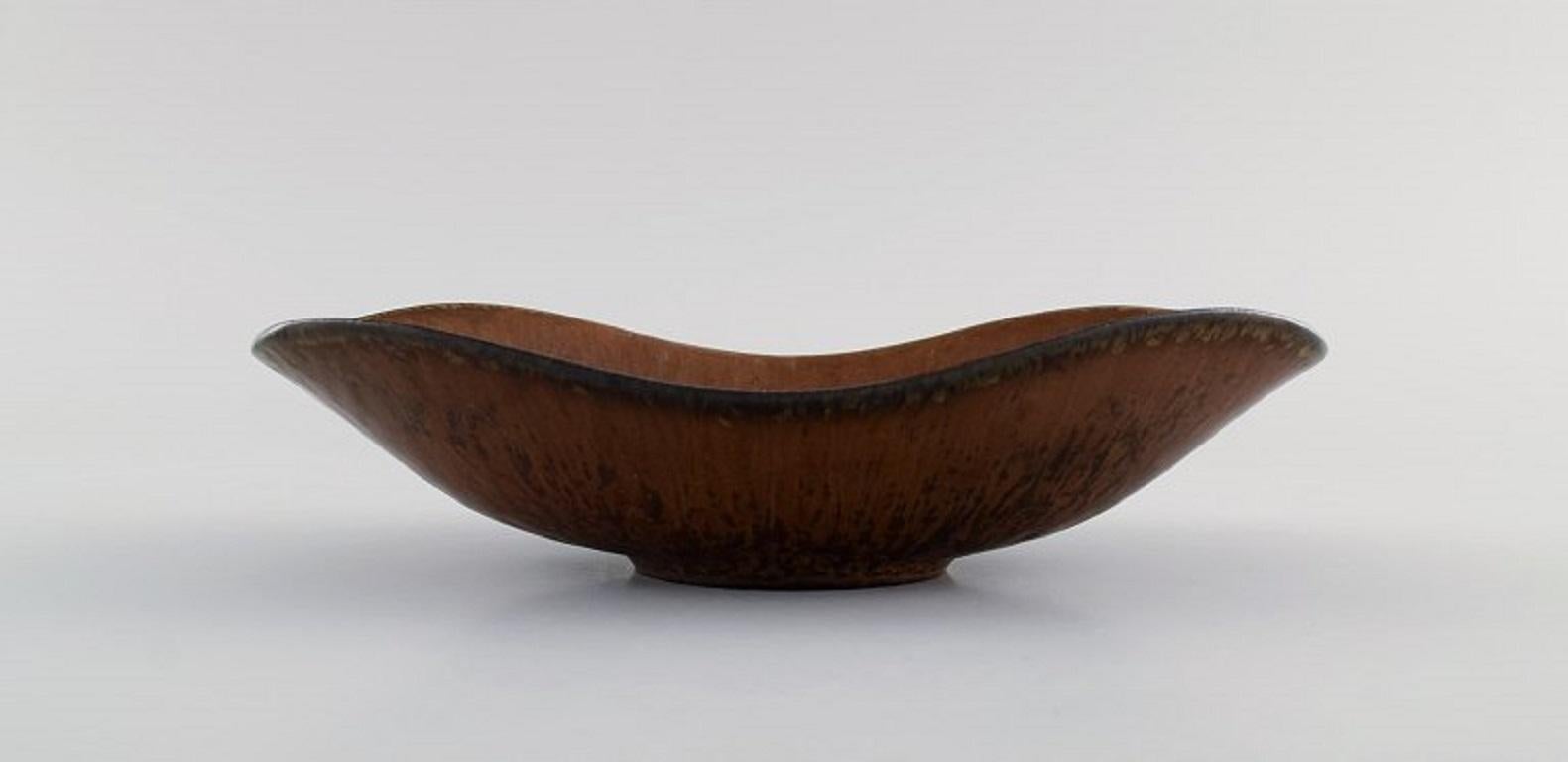 Scandinavian Modern Gunnar Nylund for Rörstrand, Bowl in Glazed Ceramics, Mid-20th C For Sale