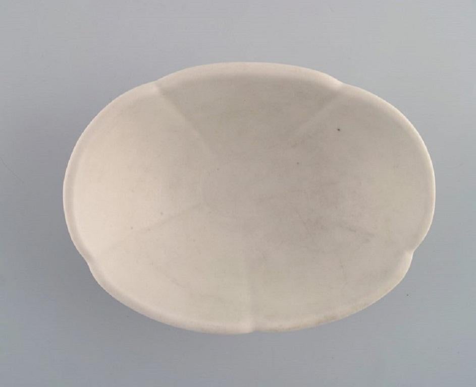 Swedish Gunnar Nylund for Rörstrand, Bowl in Glazed Ceramics, Mid-20th C. For Sale