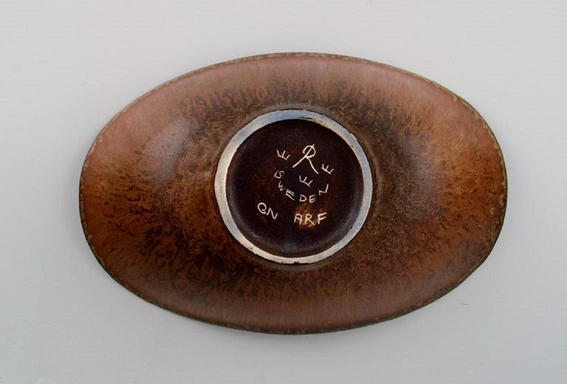 20th Century Gunnar Nylund for Rörstrand, Bowl in Glazed Ceramics, Mid-20th C For Sale