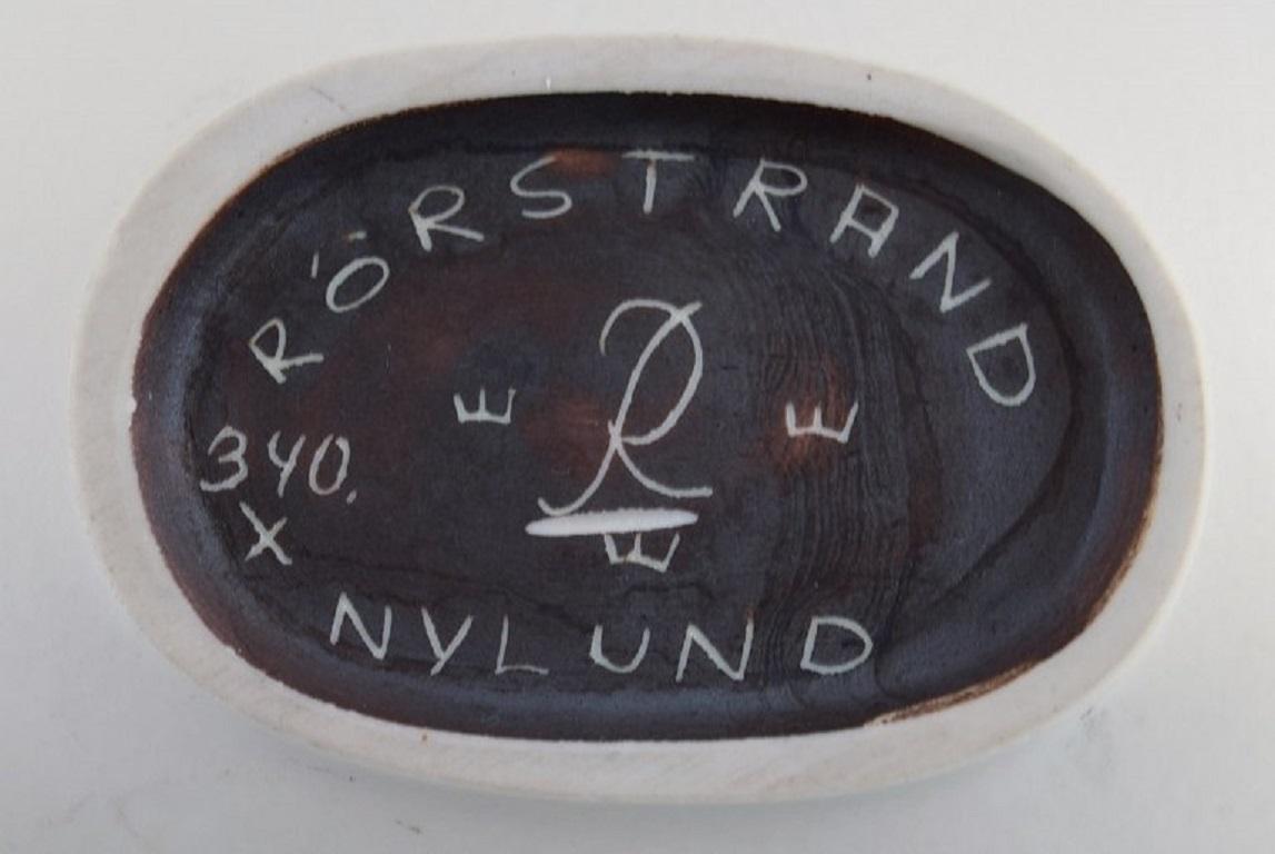 20th Century Gunnar Nylund for Rörstrand, Bowl in Glazed Ceramics, Mid-20th C. For Sale