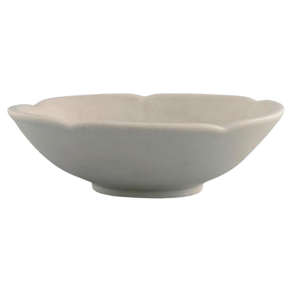 Gunnar Nylund for Rörstrand, Bowl in Glazed Ceramics, Mid-20th C. For Sale
