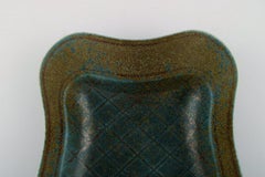 Gunnar Nylund for Rörstrand, Bowl in Glazed Ceramics with Checkered Pattern