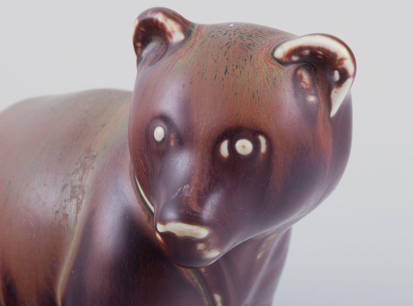 Gunnar Nylund para Rörstrand. Figurita de cerámica de un osezno. Sueco en venta