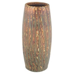 Gunnar Nylund für Rörstrand. Keramikvase mit „Birch Wood“-Glasur, Mitte des 20. Jahrhunderts.