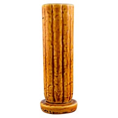 Gunnar Nylund for Rörstrand, "Chamotte" Vase in Glazed Stoneware, 1950s-1960s