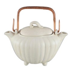 Gunnar Nylund for Rörstrand. Double jug in glazed ceramic.