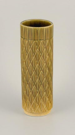 Gunnar Nylund for Rörstrand, "Eterna" Cylindrical Ceramic Vase