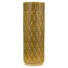 Vintage Gunnar Nylund for Rörstrand, "Eterna" Cylindrical Ceramic Vase