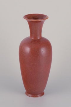 Gunnar Nylund for Rörstrand. Large ceramic vase in a classic form.