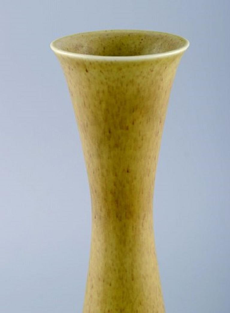 Scandinavian Modern Gunnar Nylund for Rörstrand, Large Granola Vase in Glazed Ceramics, 1960s