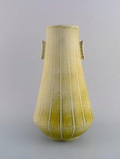 Gunnar Nylund for Rörstrand, Large Rare Unique Air Force Vase, Mid-20th C.