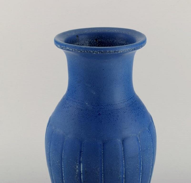Swedish Gunnar Nylund for Rörstrand, Large Vase in Glazed Ceramics, 1950's For Sale
