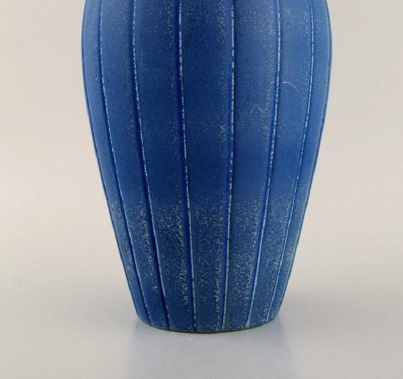 Gunnar Nylund for Rörstrand, Large Vase in Glazed Ceramics, 1950's In Excellent Condition For Sale In Copenhagen, DK