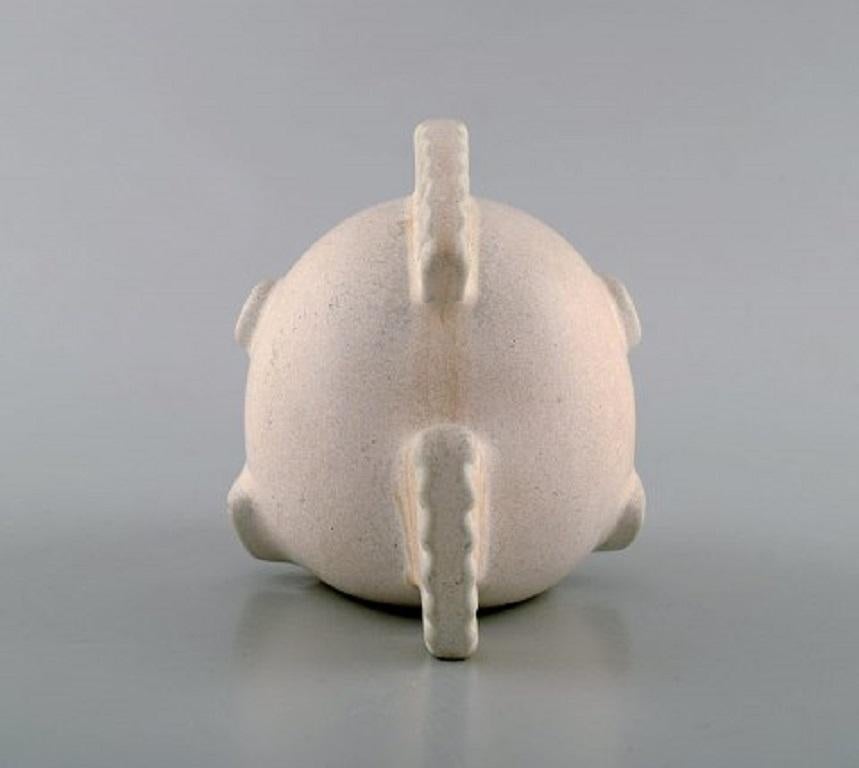 Swedish Gunnar Nylund for Rörstrand / Rorstrand, Fish Figure in Glazed Ceramics