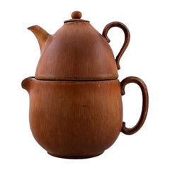 Gunnar Nylund for Rörstrand / Rørstrand, Double Teapot in Glazed Ceramics