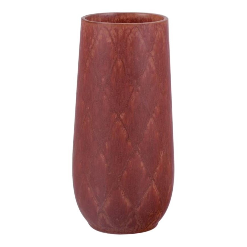 Gunnar Nylund für Rörstrand, Schweden. Keramikvase mit geometrischem Muster