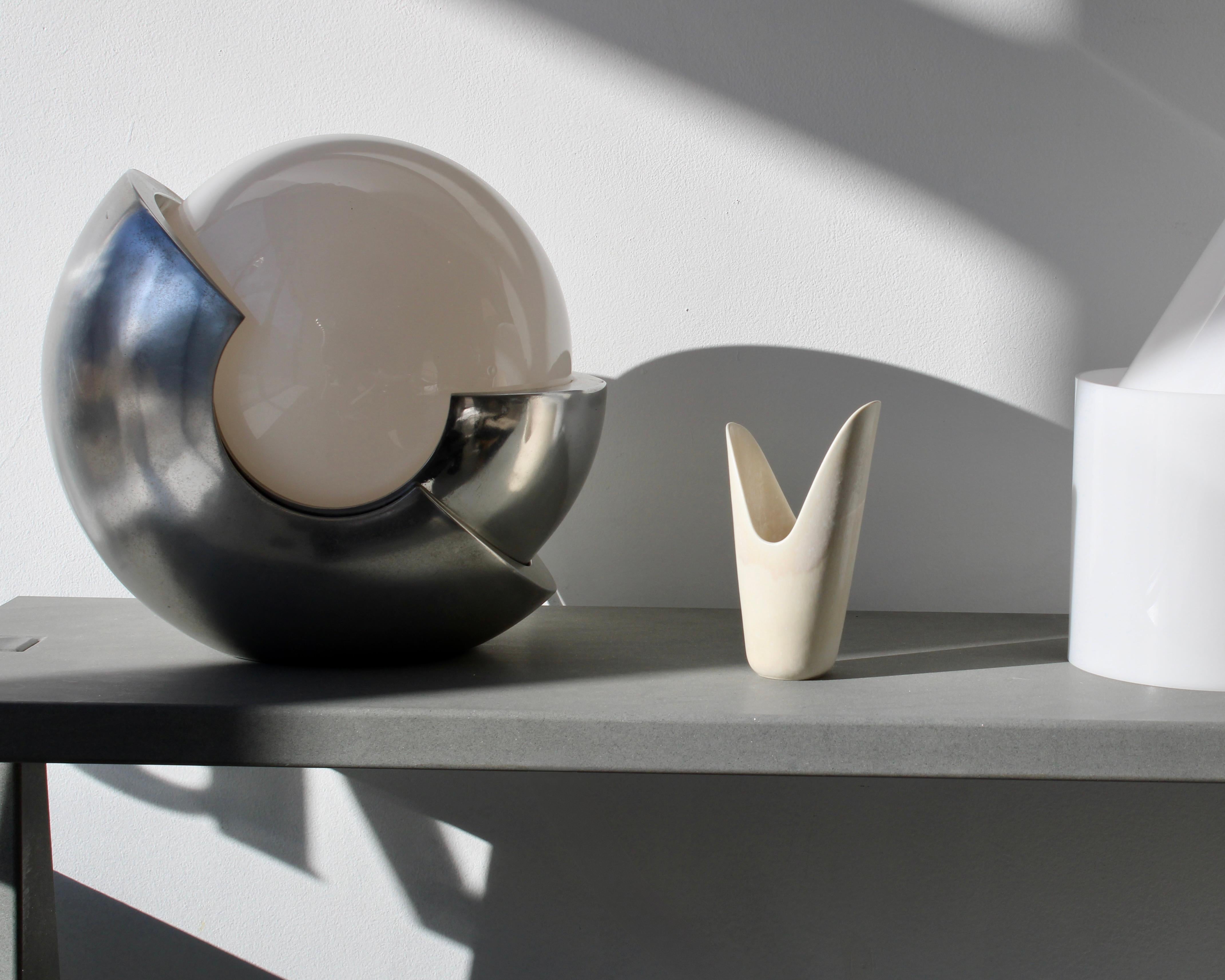 Gunnar Nylund for Rörstrand Swedish Cream Vase ARO circa 1950 en vente 6