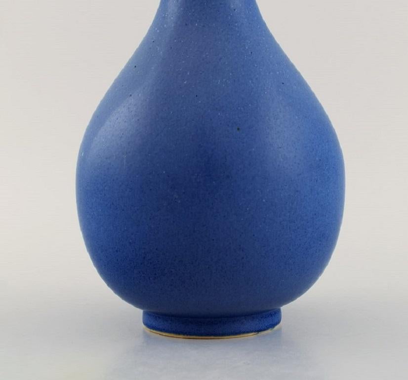 Gunnar Nylund for Rörstrand, Vase in Glazed Ceramics, 1950s In Excellent Condition In Copenhagen, DK