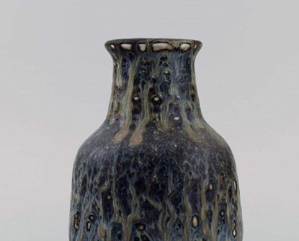 Gunnar Nylund for Rörstrand, Vase in Glazed Ceramics In Excellent Condition In Copenhagen, DK