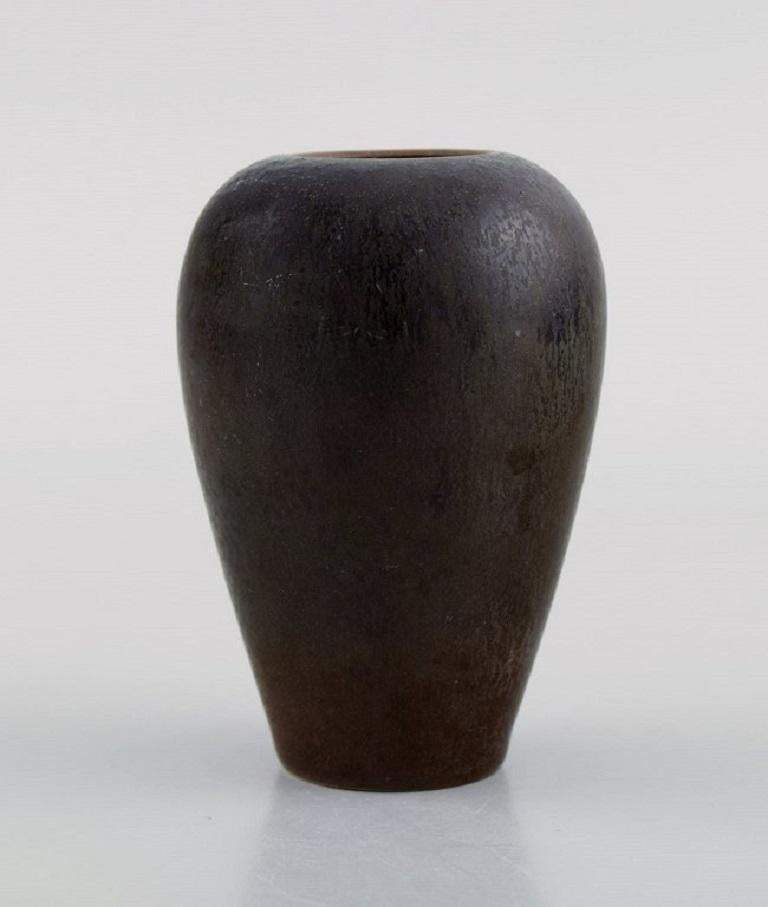 Scandinavian Modern Gunnar Nylund for Rörstrand, Vase in Glazed Ceramics, Mid-20th Century