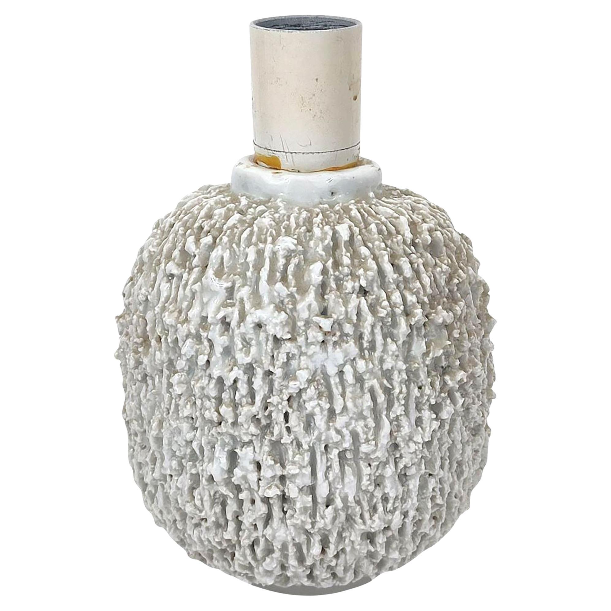 Gunnar Nylund, Lampada da tavolo in ceramica a forma di riccio, Rörstrand, 1950s