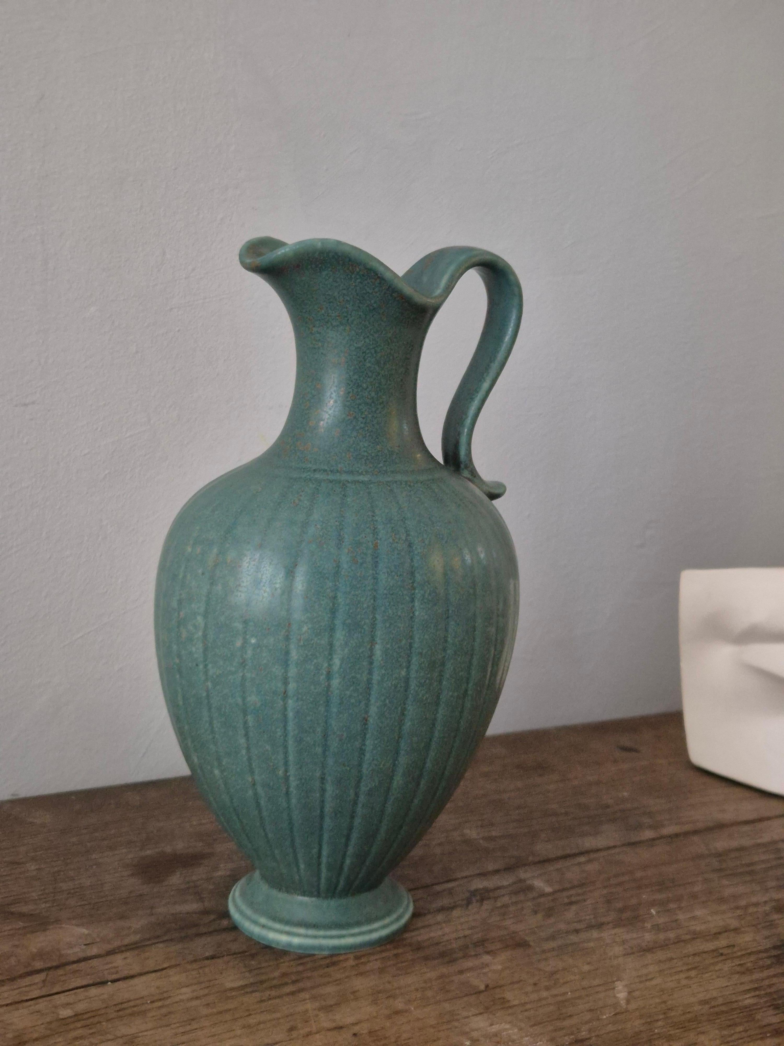 20th Century Gunnar Nylund, Large Decorative Ceramic Vase / Carafe, Scandinavian Modern For Sale