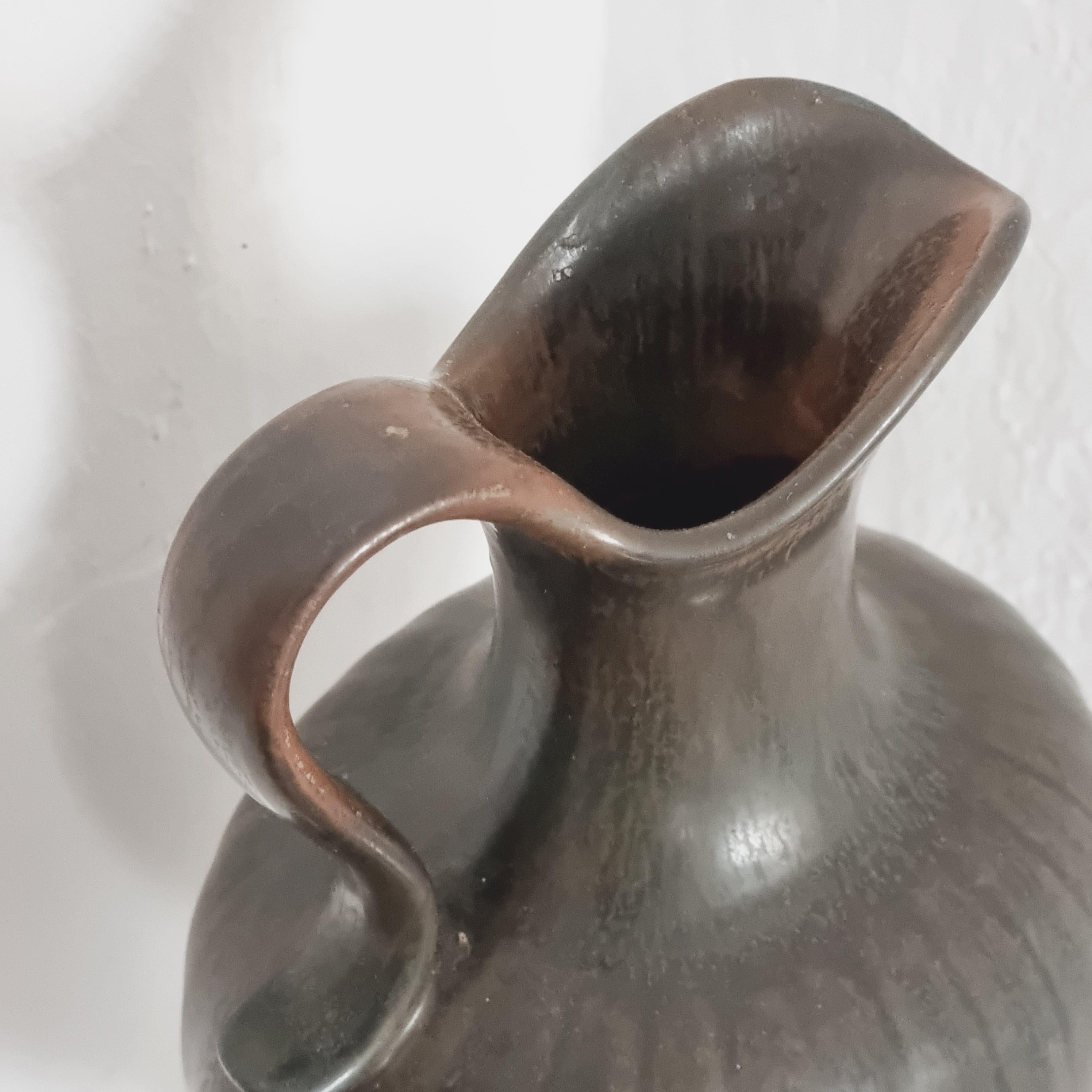 Gunnar Nylund, Large Decorative Ceramic Vase / Carafe, Scandinavian Modern 2