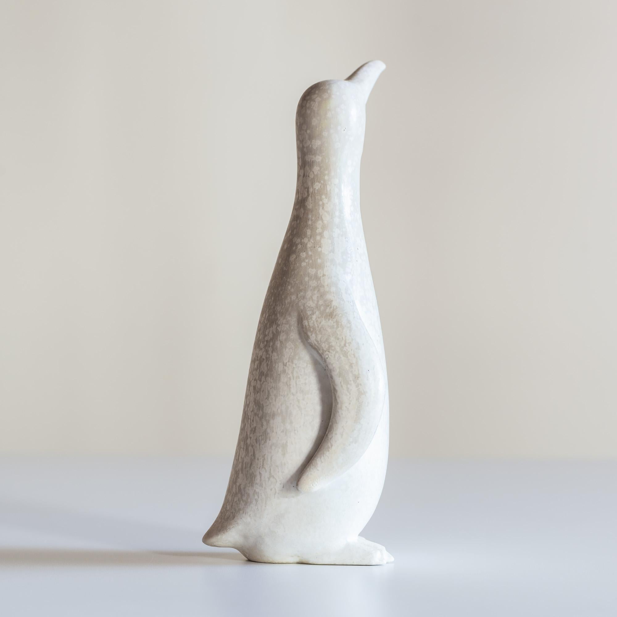 Gunnar Nylund Large Penguin in Snow-White Glaze for Rörstrand, 1950s In Good Condition In Sylacauga, AL