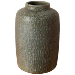 Gunnar Nylund, Large Vase, Glazed Stoneware, Nymølle, Denmark, 1960s