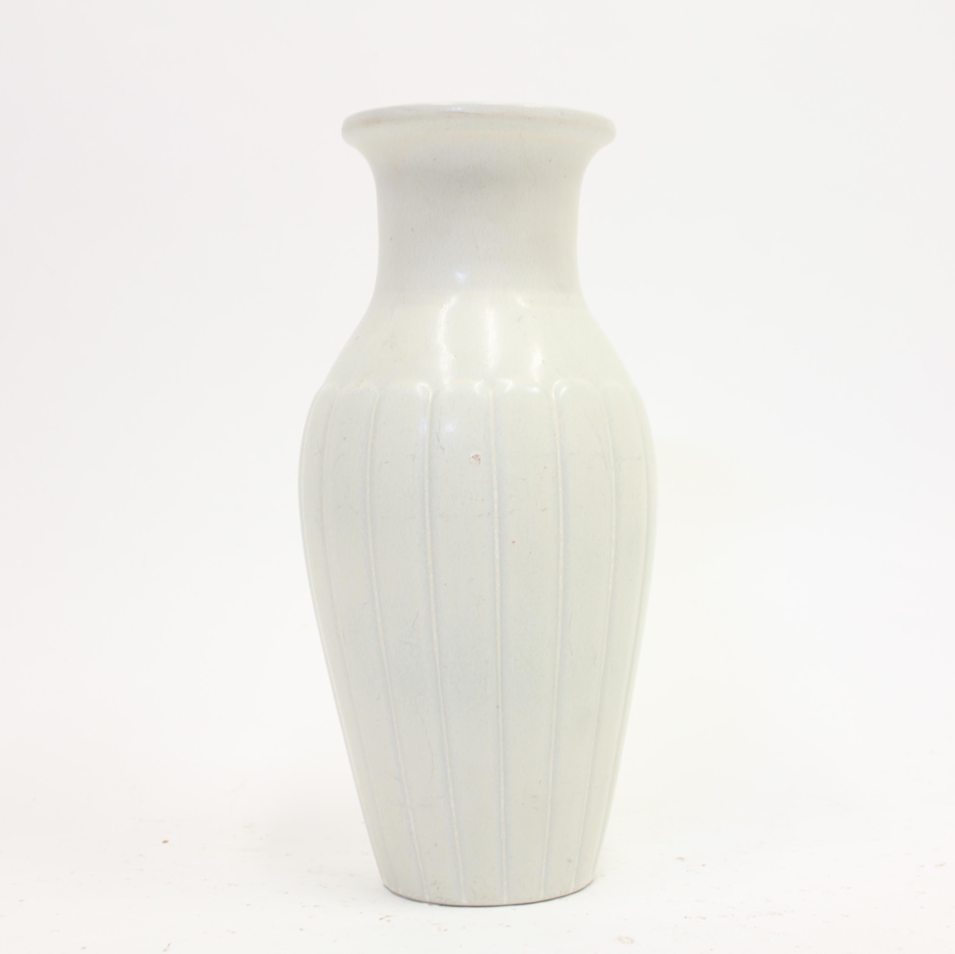 Scandinavian Modern Gunnar Nylund, Large White Vas, Rörstrand, 1950s For Sale
