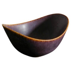 Gunnar Nylund Mid Century Ceramic Bowl Produced by Rörstrand in Sweden, 1950s