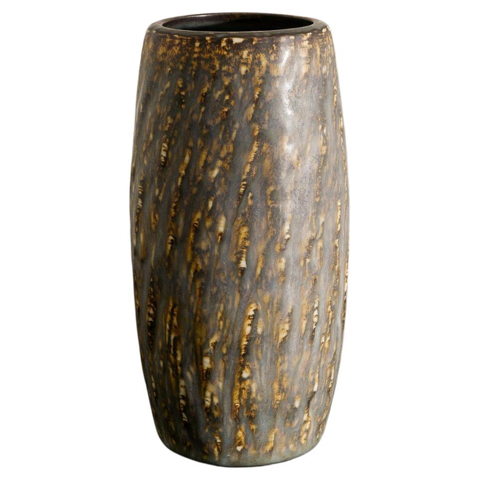 Gunnar Nylund Mid Century Ceramic Stoneware Vase by Rörstrand Sweden, 1950s 
