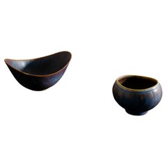 Gunnar Nylund Mid Century Ceramic Vase Bowl by Rörstrand in Sweden, 1950s