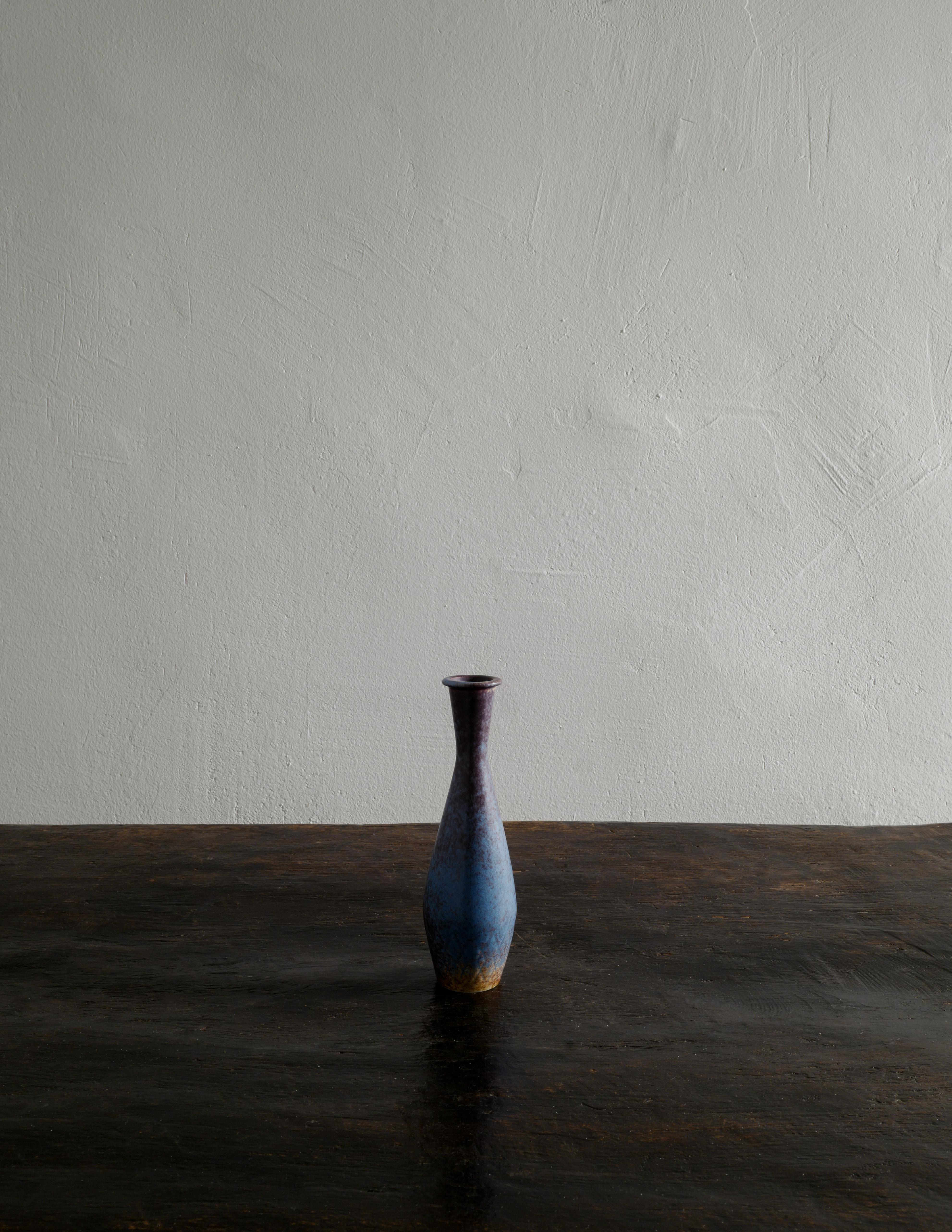 Scandinavian Modern Gunnar Nylund Mid Century Ceramic Vase Produced by Rörstrand in Sweden, 1950s