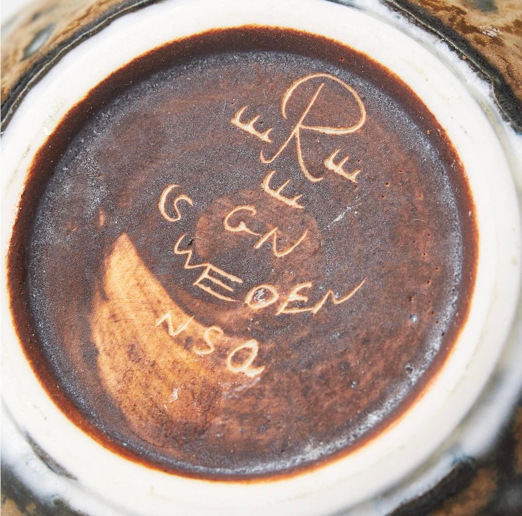 Mid-20th Century Gunnar Nylund NSQ Stoneware Vase for Rörstrand For Sale