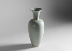 Gunnar Nylund, Pale Blue Glazed Vase, Sweden, 1960s