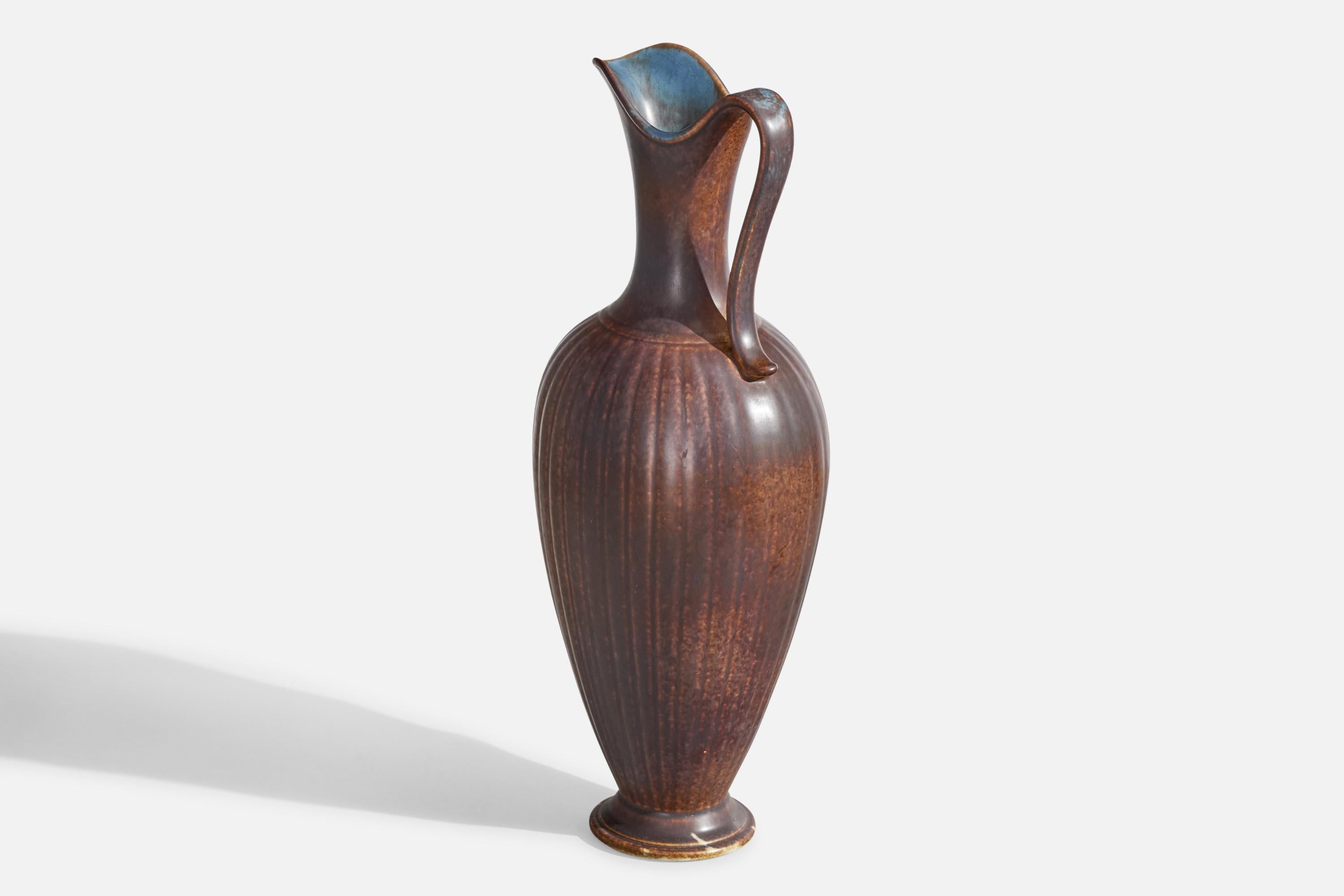 Gunnar Nylund, Krug, Steingut, Schweden, 1940er Jahre (Schwedisch) im Angebot