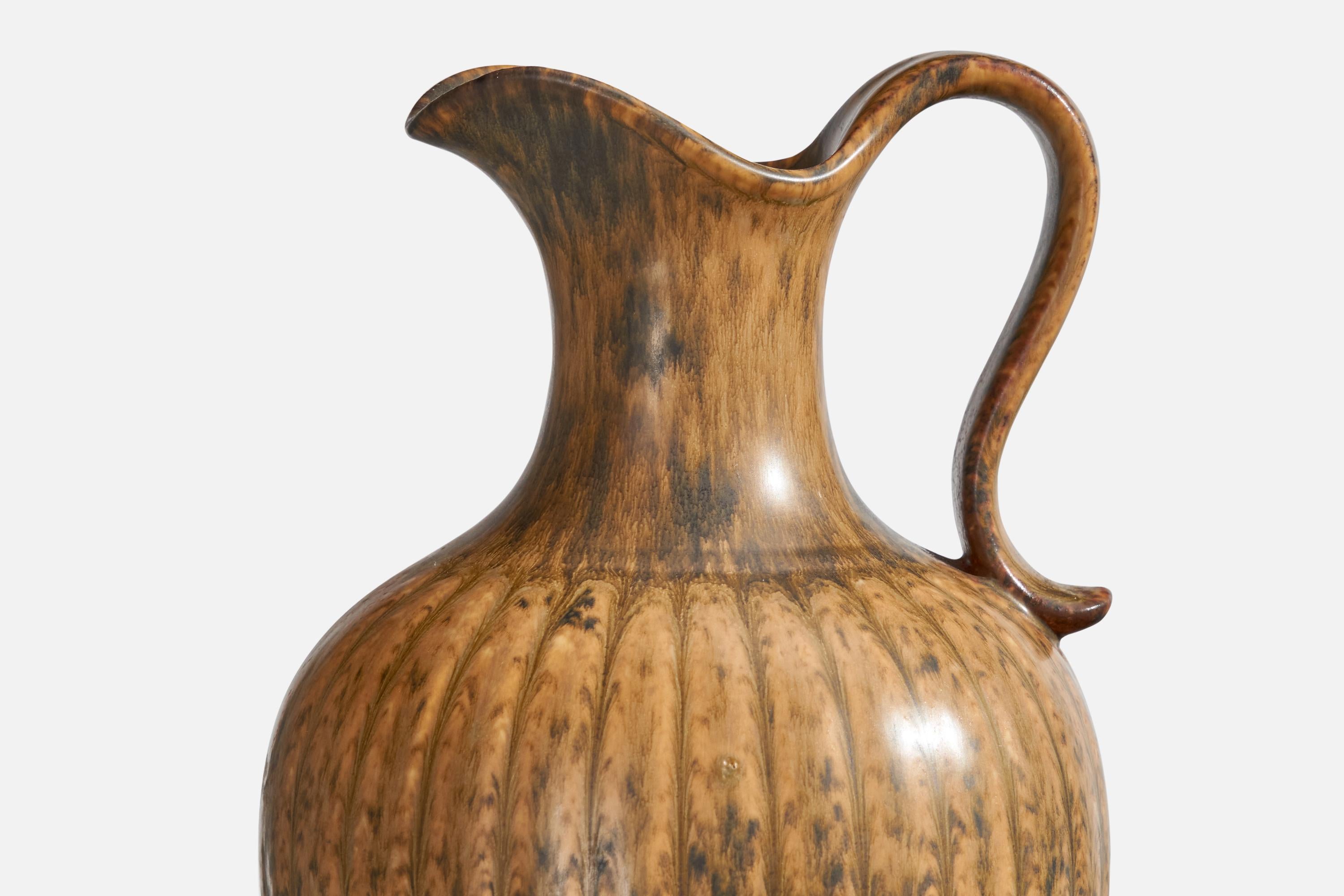 Gunnar Nylund, Pichet, Grès, Suède, Années 1940 en vente 1