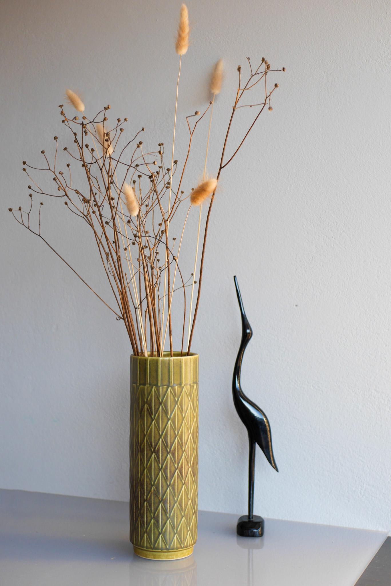 Ceramic Gunnar Nylund pottery ETERNA vase by  Rörstrand, Sweden