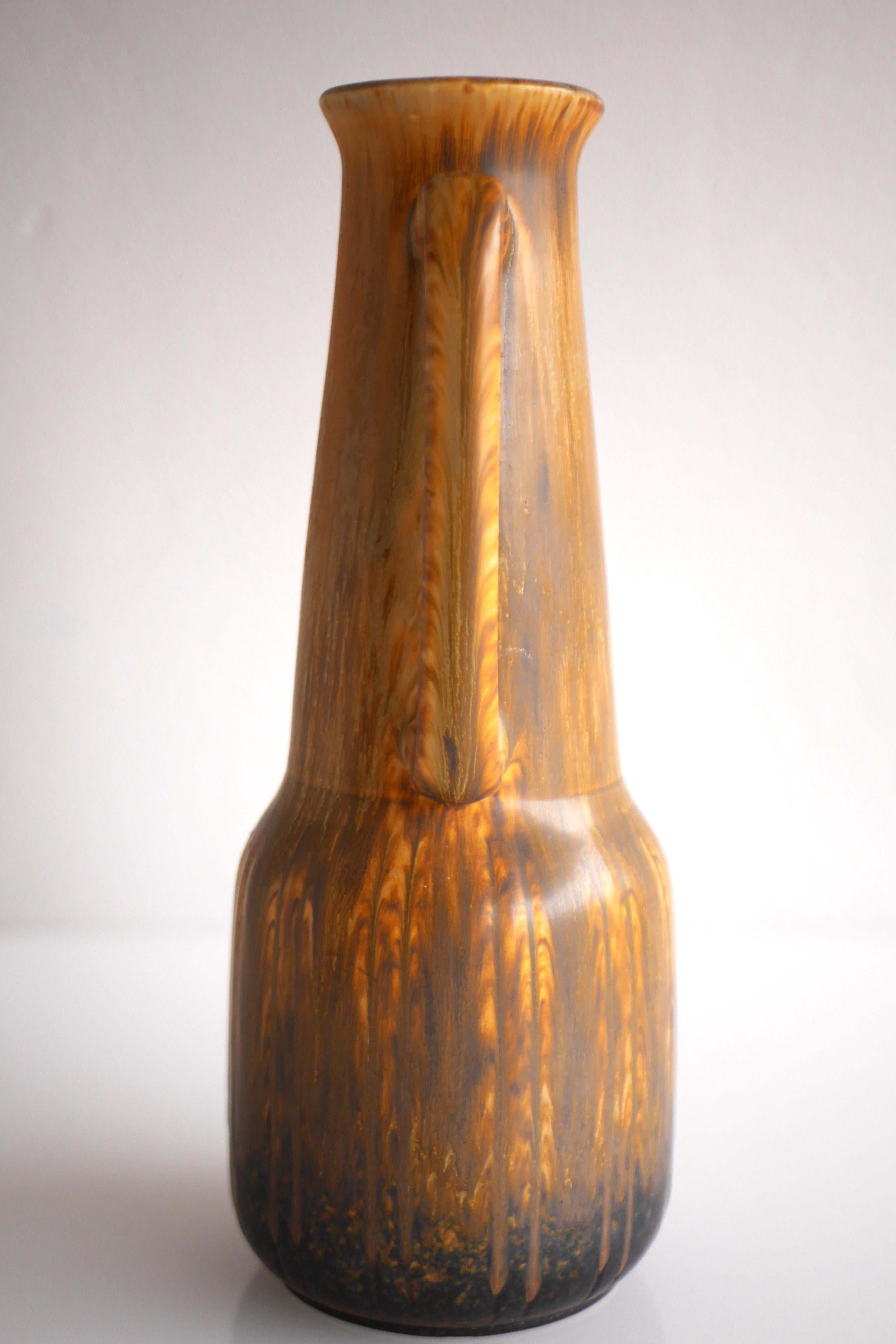 Metà XX secolo Vaso o brocca in ceramica Gunnar Nylund 